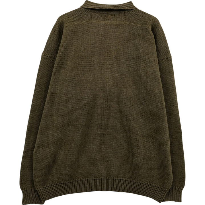 90'S GAP Old Gap Cotton Knit Sweater, Men's Size L (approx.), Vintage cotton Khaki type Vintage Second Hand