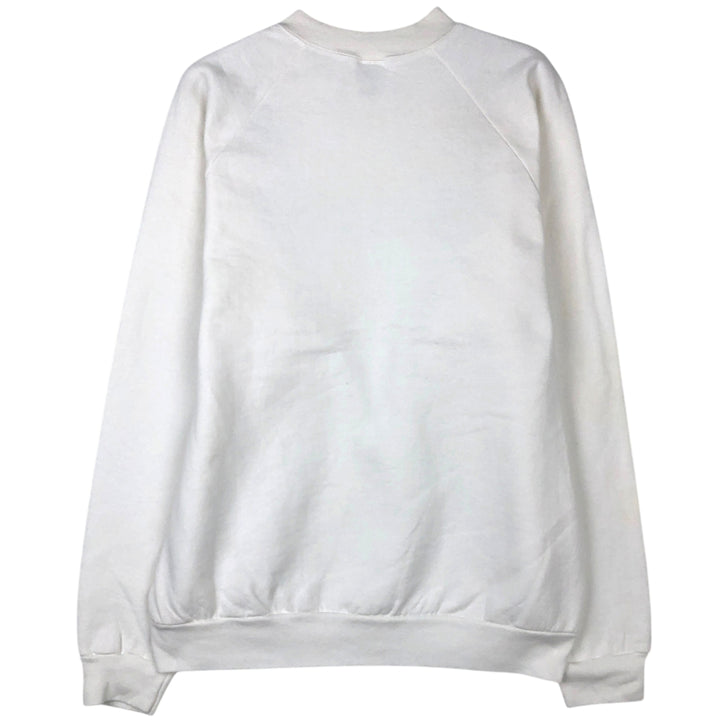 90'S Screen Stars BARCLAYS Advertising Sweatshirt, Men's, Size L, Vintage cotton white type Vintage Second Hand