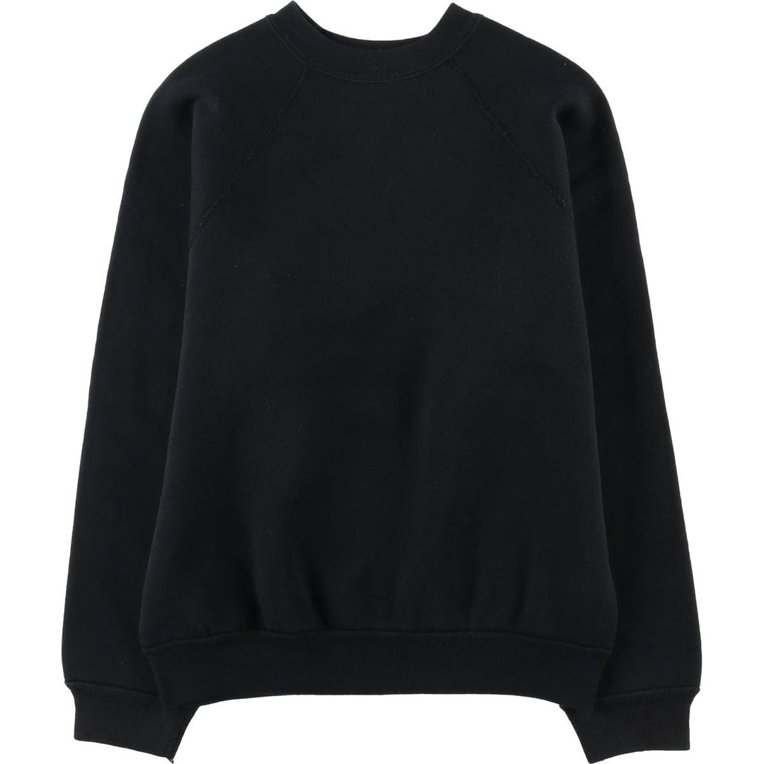 DISCUS plain blank sweatshirt, men's size L unclear black type Vintage Second Hand