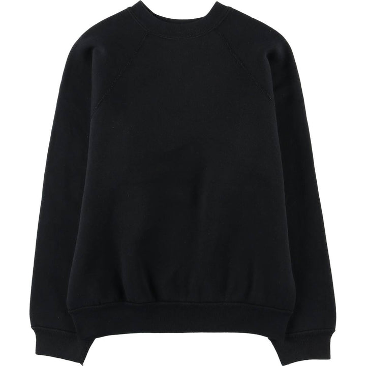 DISCUS plain blank sweatshirt, men's size L unclear black type Vintage Second Hand