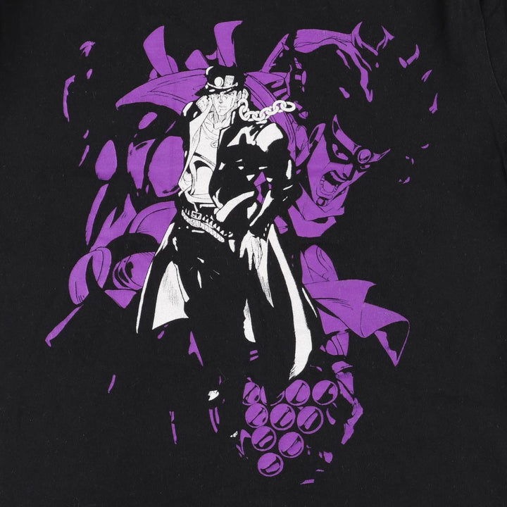 JoJo's Bizarre Adventure JoJo's Bizarre Adventure Jotaro Kujo DIO Character Print Long T-Shirt Long T Men's M cotton black type Vintage Second Hand