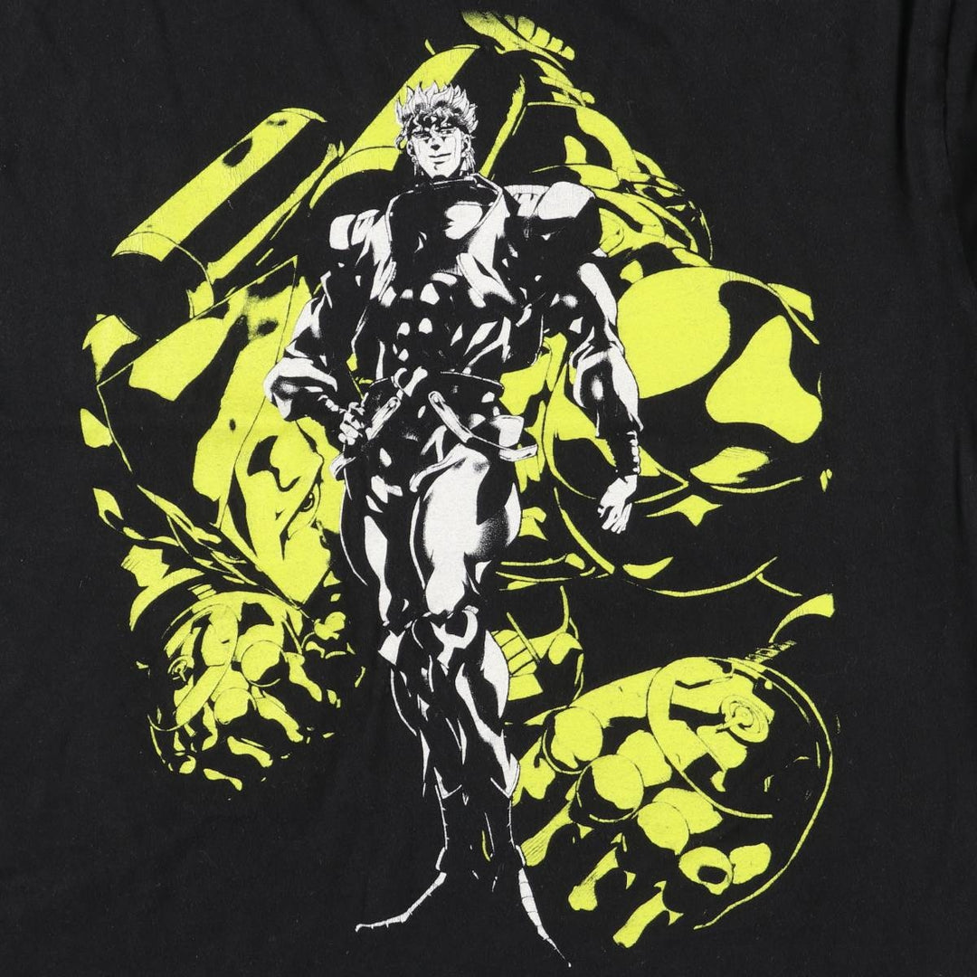 JoJo's Bizarre Adventure JoJo's Bizarre Adventure Jotaro Kujo DIO Character Print Long T-Shirt Long T Men's M cotton black type Vintage Second Hand