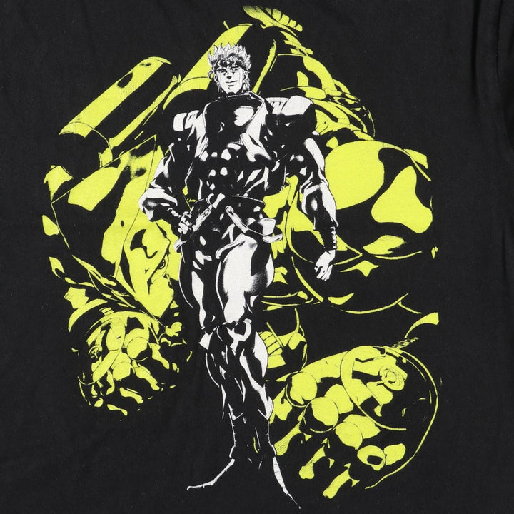 JoJo's Bizarre Adventure JoJo's Bizarre Adventure Jotaro Kujo DIO Character Print Long T-Shirt Long T Men's M cotton black type Vintage Second Hand