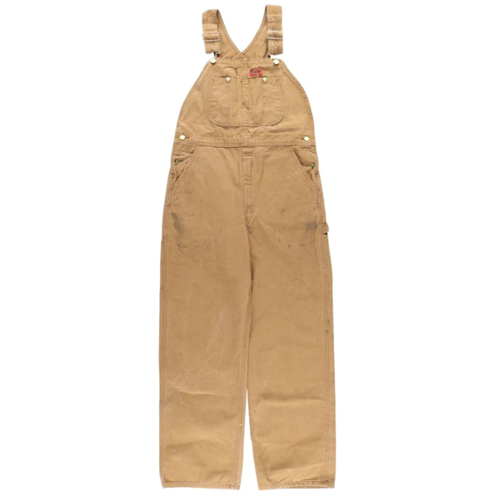 Dickies Duck Overalls Men's Size W35 cotton Beige type Vintage Second Hand