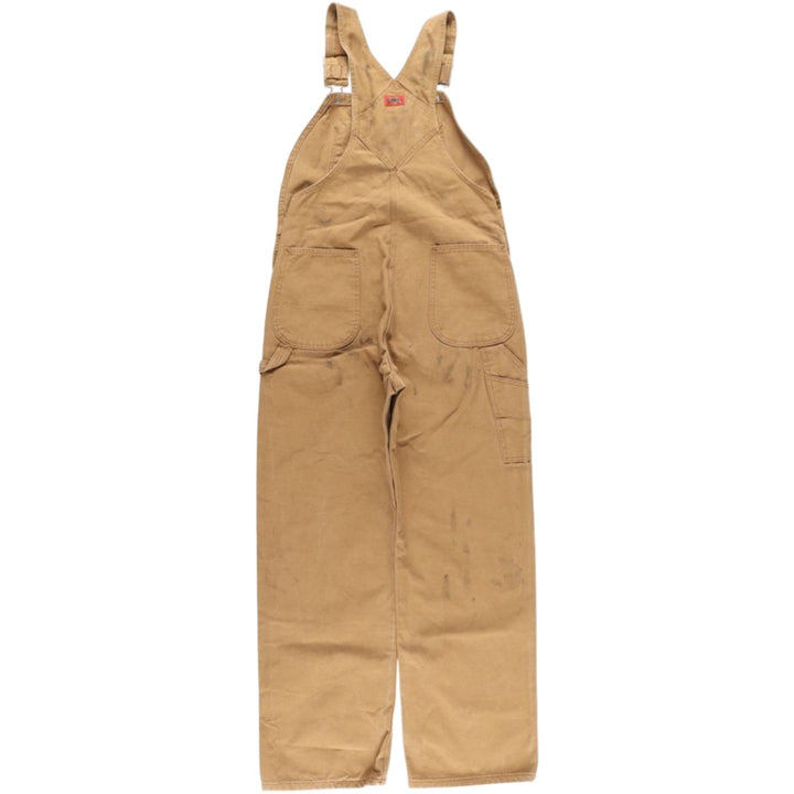 Dickies Duck Overalls Men's Size W35 cotton Beige type Vintage Second Hand