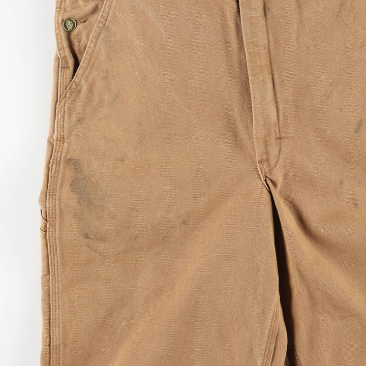Dickies Duck Overalls Men's Size W35 cotton Beige type Vintage Second Hand