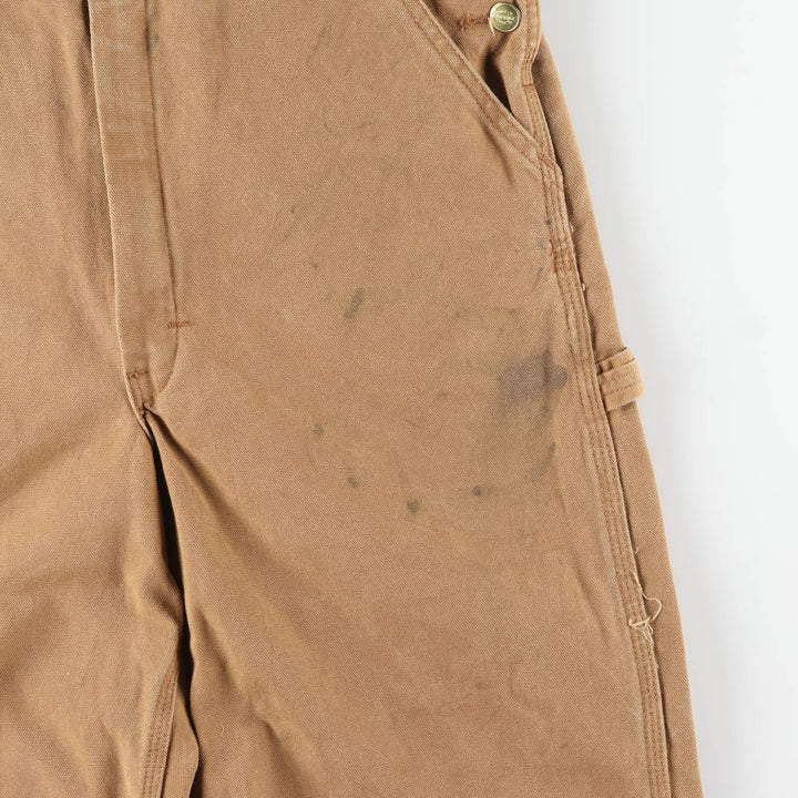Dickies Duck Overalls Men's Size W35 cotton Beige type Vintage Second Hand