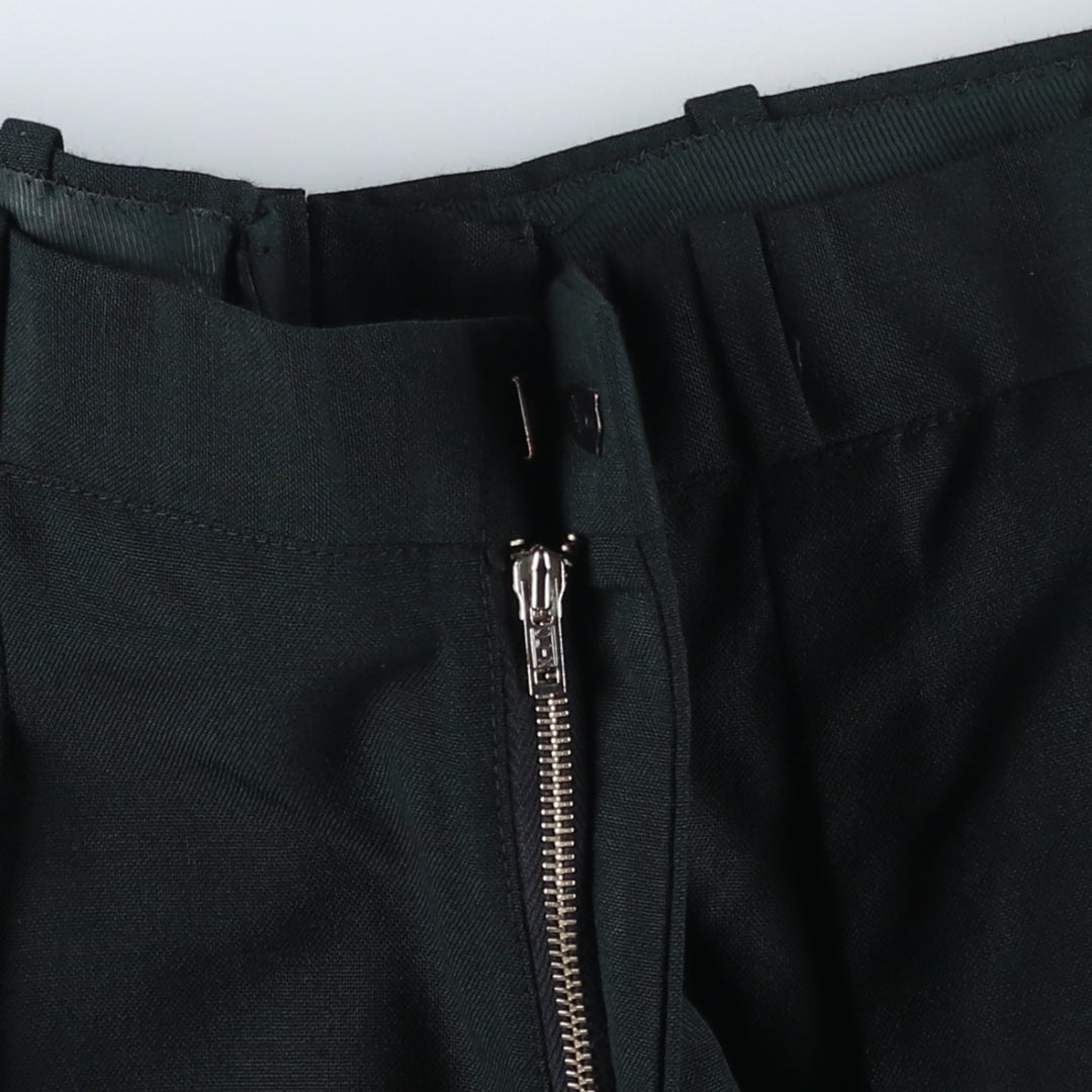 1960'S Canadian Military Trousers, Man's Service Dress, Two-pleat Military Dress Pants, Slacks, N17, Men's, Size W31 unclear black type Vintage Second Hand