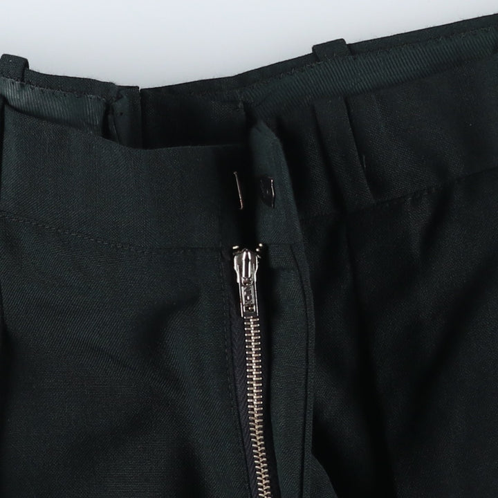 1960'S Canadian Military Trousers, Man's Service Dress, Two-pleat Military Dress Pants, Slacks, N17, Men's, Size W31 unclear black type Vintage Second Hand