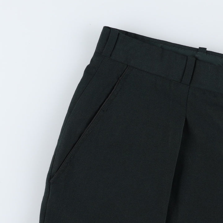 1960'S Canadian Military Trousers, Man's Service Dress, Two-pleat Military Dress Pants, Slacks, N17, Men's, Size W31 unclear black type Vintage Second Hand