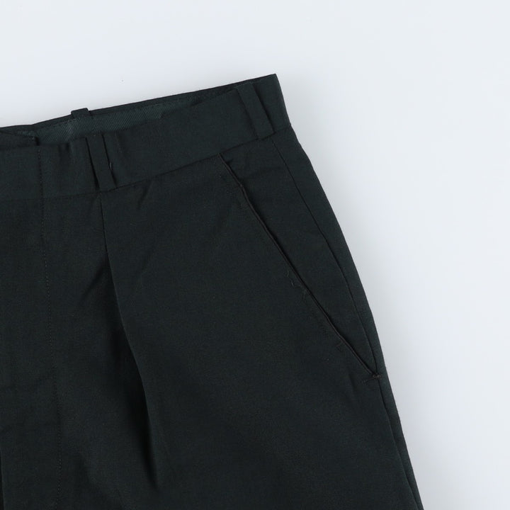 1960'S Canadian Military Trousers, Man's Service Dress, Two-pleat Military Dress Pants, Slacks, N17, Men's, Size W31 unclear black type Vintage Second Hand