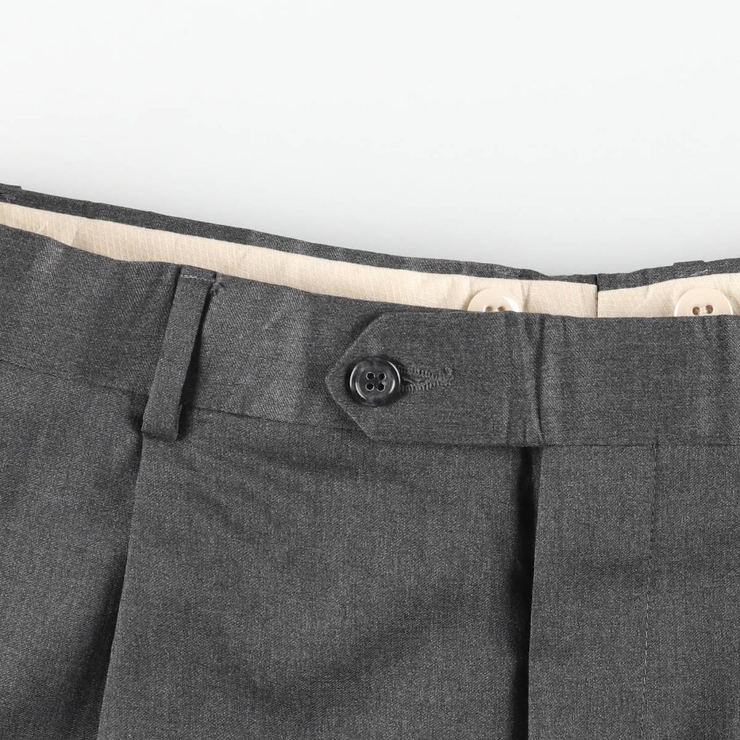 JOS A BANK Two-pleat Slacks, Men's Size 34 unclear gray type Vintage Second Hand