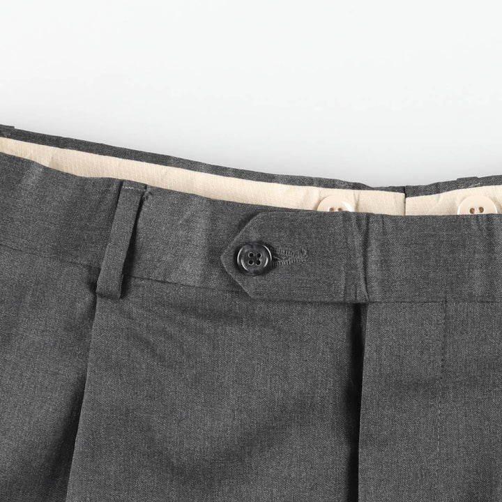 JOS A BANK Two-pleat Slacks, Men's Size 34 unclear gray type Vintage Second Hand