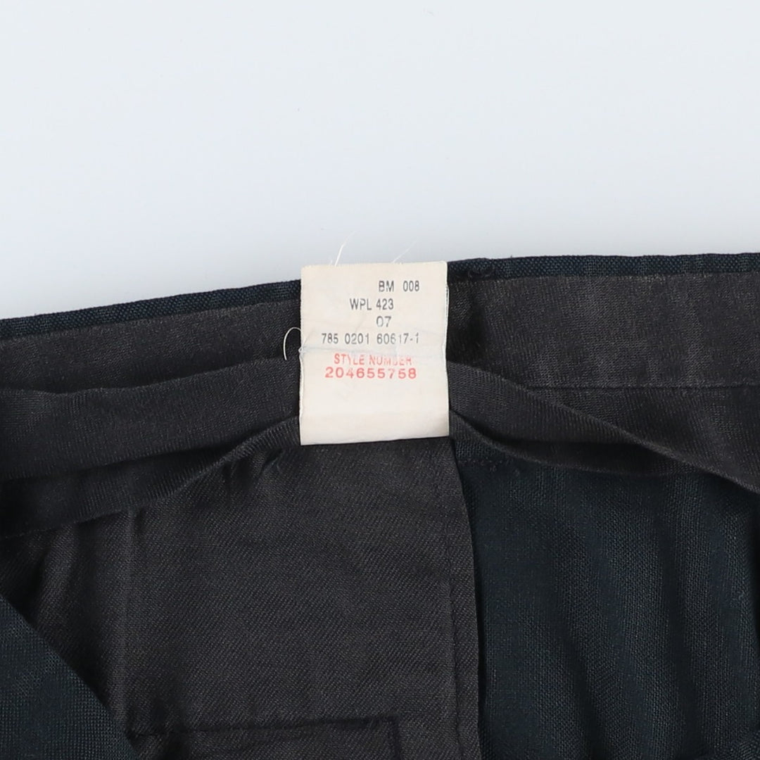 Dockers Recode Two-Pleated Linen Pants, Men's Size 36 linen navy blue type Vintage Second Hand