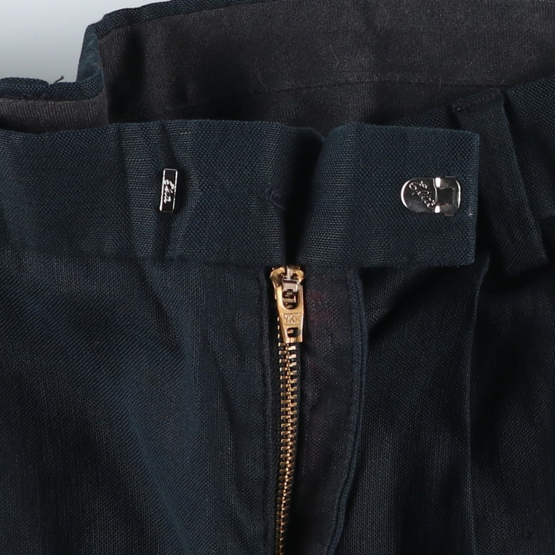 Dockers Recode Two-Pleated Linen Pants, Men's Size 36 linen navy blue type Vintage Second Hand