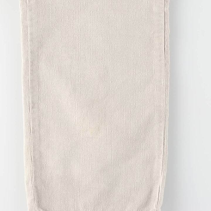 Levi's 505 Regular Fit Straight Leg Corduroy Pants, Men's, Size 35 cotton pale white type Vintage Second Hand