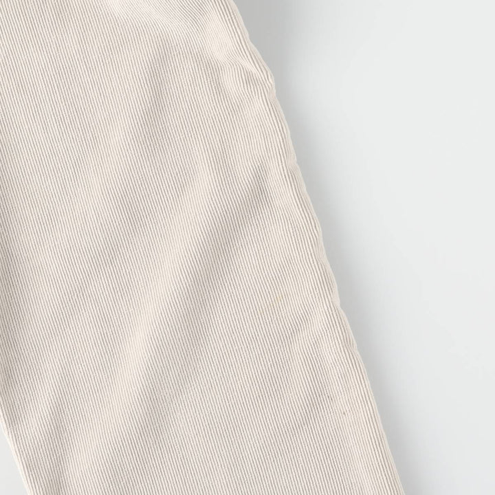 Levi's 505 Regular Fit Straight Leg Corduroy Pants, Men's, Size 35 cotton pale white type Vintage Second Hand