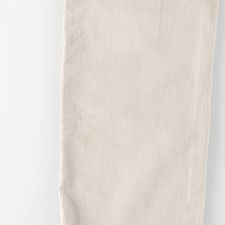 Levi's 505 Regular Fit Straight Leg Corduroy Pants, Men's, Size 35 cotton pale white type Vintage Second Hand