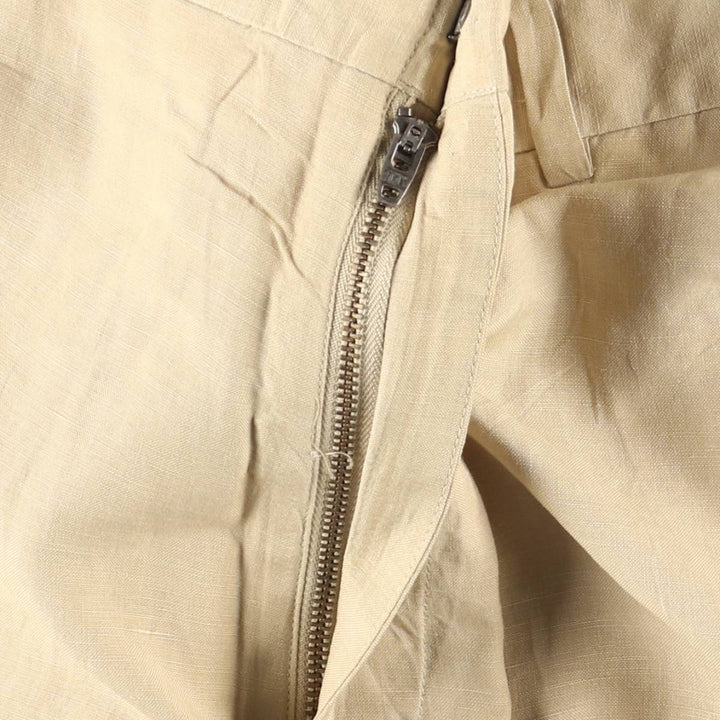 Ralph Lauren POLO by Ralph Lauren linen pants, slacks, men's size w37 linen Beige type Vintage Second Hand
