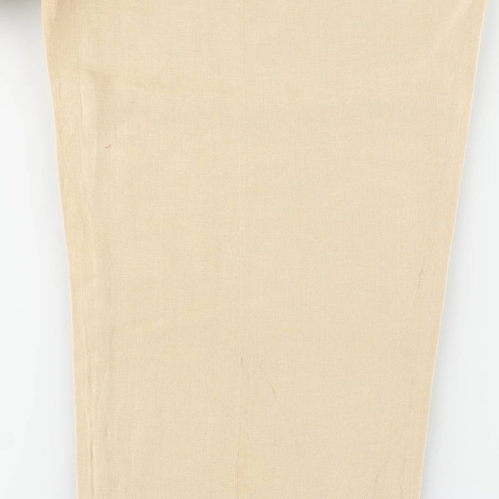 Ralph Lauren POLO by Ralph Lauren linen pants, slacks, men's size w37 linen Beige type Vintage Second Hand