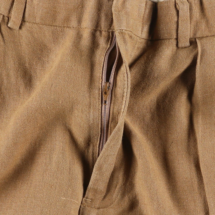 Ralph Lauren POLO by Ralph Lauren linen pants, slacks, men's size w34 linen Beige type Vintage Second Hand