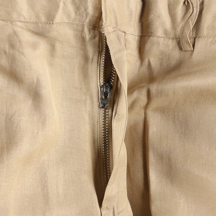 Ralph Lauren POLO by Ralph Lauren Men's Slacks, Size W37 linen Beige type Vintage Second Hand