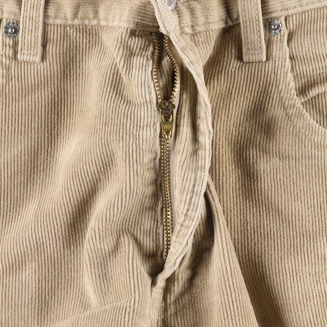 Levi's 569 Loose Straight Corduroy Pants, Men's, Size 34 cotton Beige type Vintage Second Hand