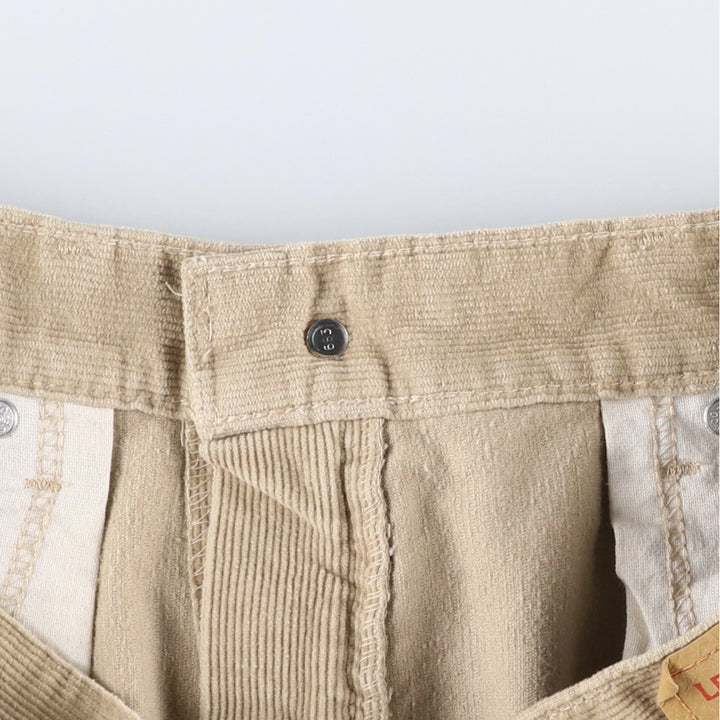 Levi's 569 Loose Straight Corduroy Pants, Men's, Size 34 cotton Beige type Vintage Second Hand