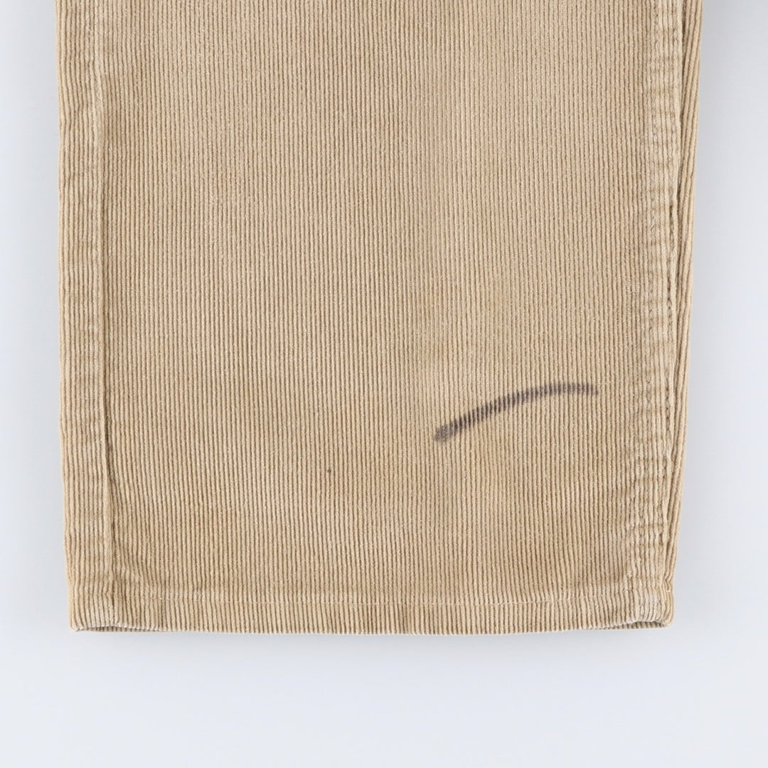Levi's 569 Loose Straight Corduroy Pants, Men's, Size 34 cotton Beige type Vintage Second Hand