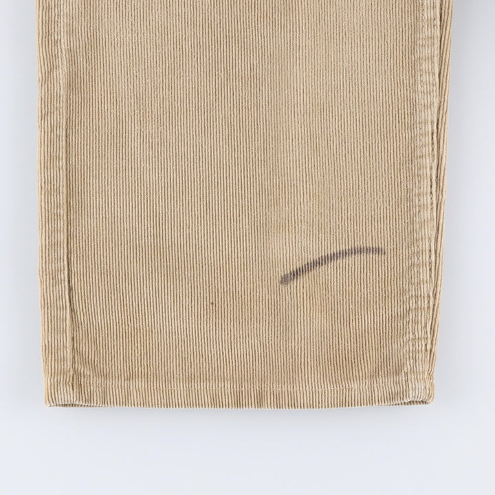 Levi's 569 Loose Straight Corduroy Pants, Men's, Size 34 cotton Beige type Vintage Second Hand