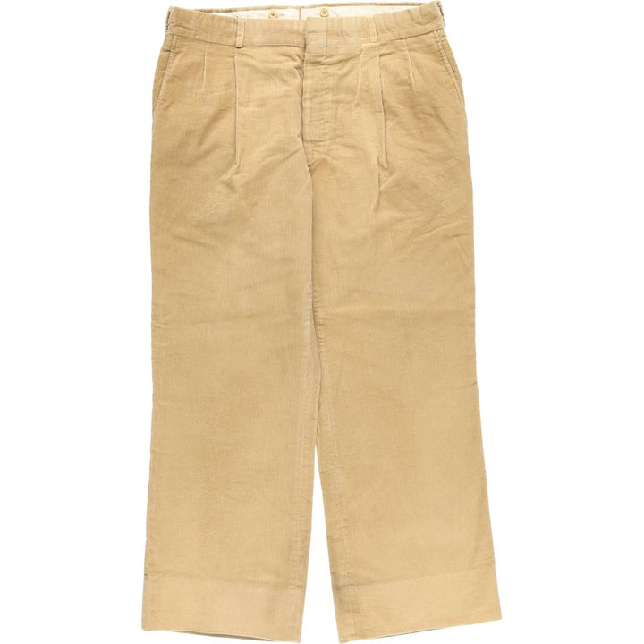 Brooks Brothers Brooksgate Corduroy Pants, Men's, Size W35 unclear Beige type Vintage Second Hand