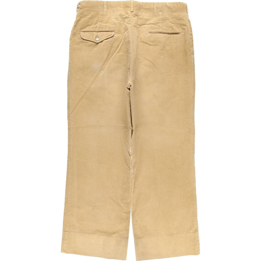 Brooks Brothers Brooksgate Corduroy Pants, Men's, Size W35 unclear Beige type Vintage Second Hand