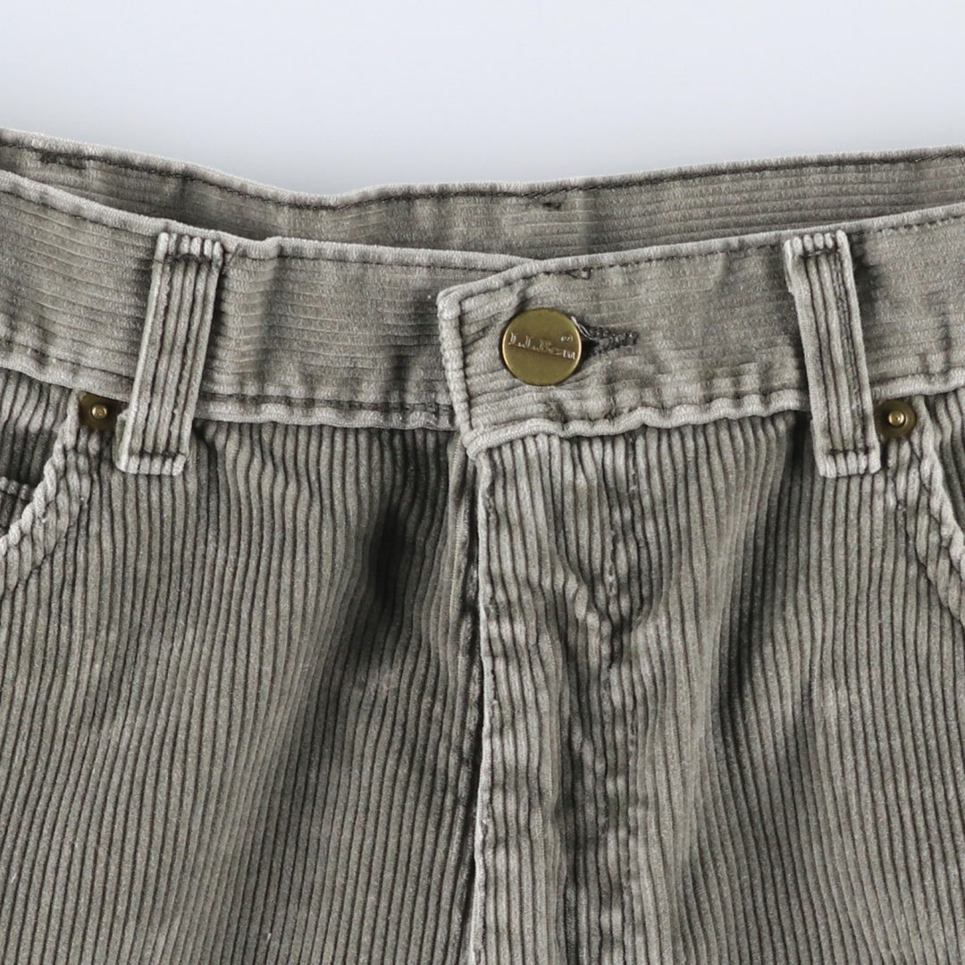 Vintage LLBean Double L Corduroy Pants from the 1980s-1990s, Made in USA, Men's Size W35 cotton gray type Vintage Second Hand
