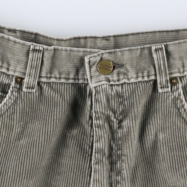 Vintage LLBean Double L Corduroy Pants from the 1980s-1990s, Made in USA, Men's Size W35 cotton gray type Vintage Second Hand