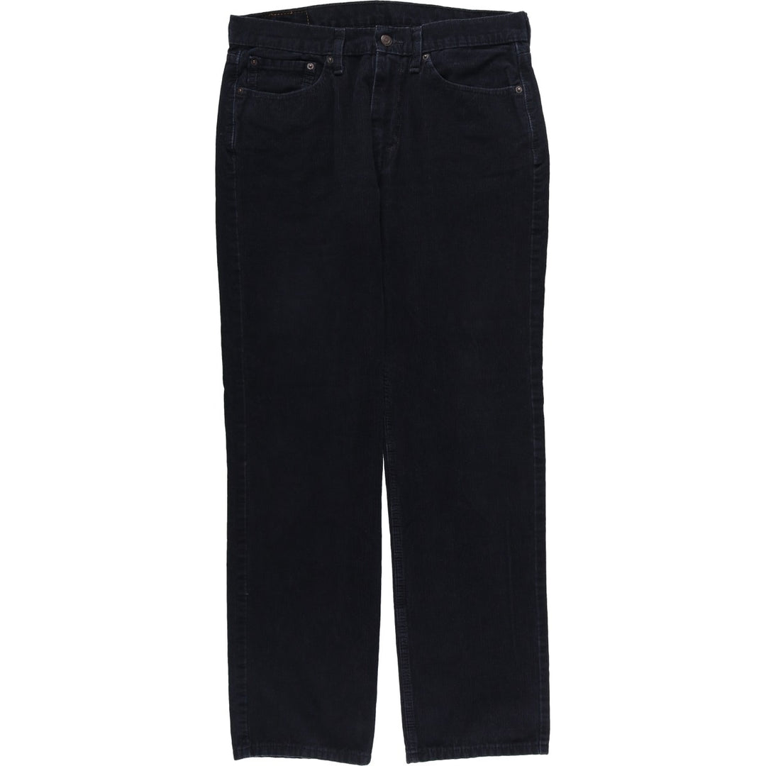 Levi's 514 Corduroy Pants, Men's, Size W34 cotton black type Vintage Second Hand