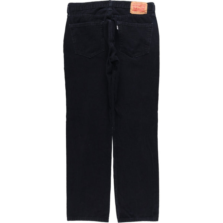 Levi's 514 Corduroy Pants, Men's, Size W34 cotton black type Vintage Second Hand
