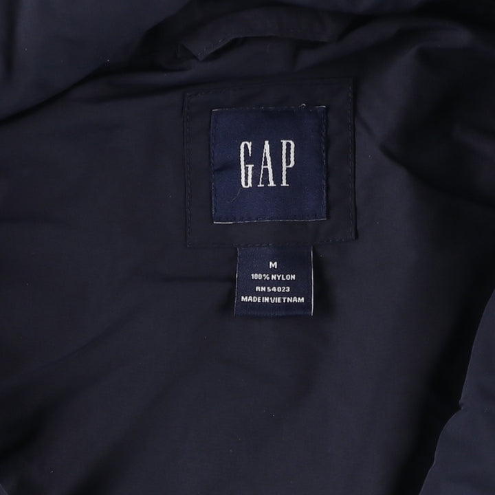 2000'S GAP nylon jacket, men's size M Nylon navy blue type Vintage Second Hand