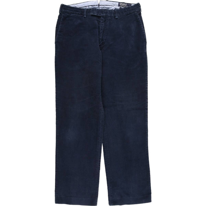 Ralph Lauren POLO by Ralph Lauren Classic Fit Corduroy Pants, Men's, Size W33 cotton Navy blue Vintage Second Hand