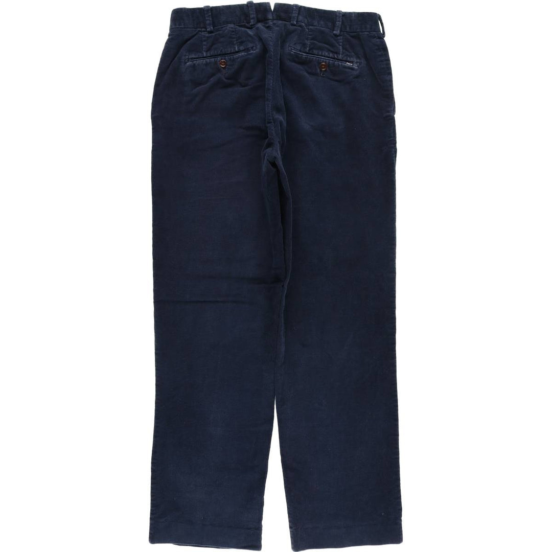 Ralph Lauren POLO by Ralph Lauren Classic Fit Corduroy Pants, Men's, Size W33 cotton Navy blue Vintage Second Hand