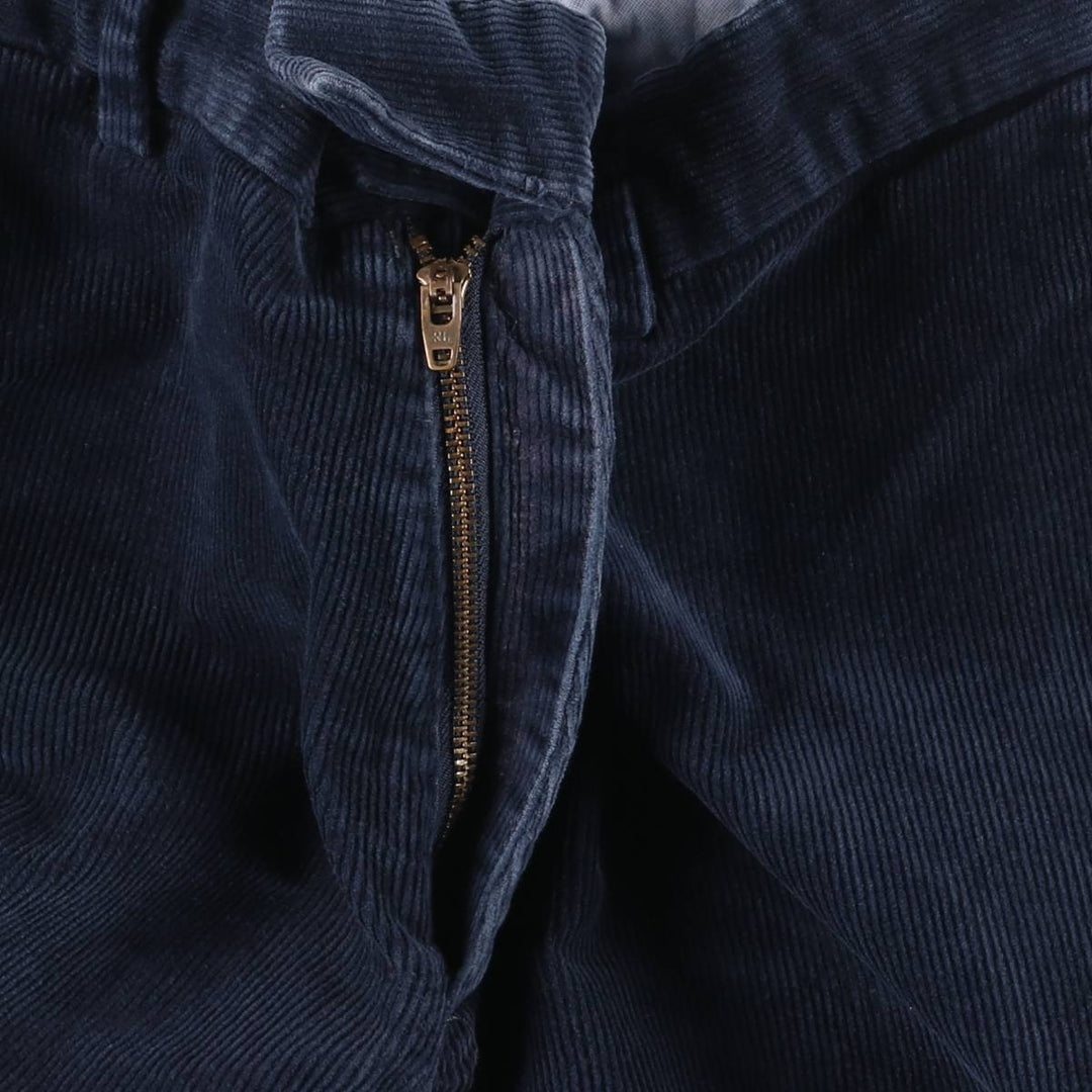 Ralph Lauren POLO by Ralph Lauren Classic Fit Corduroy Pants, Men's, Size W33 cotton Navy blue Vintage Second Hand