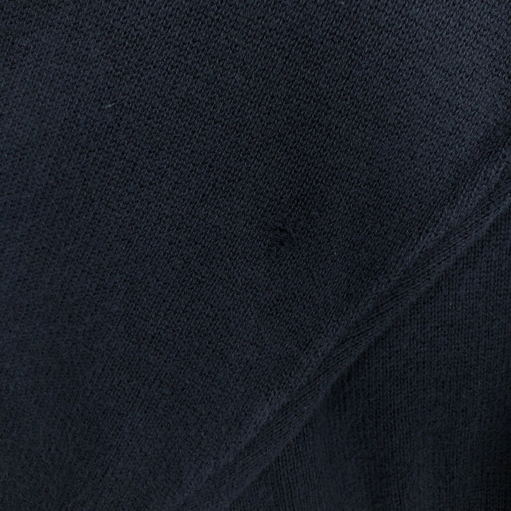 Ralph Lauren Chaps V-neck cotton knit sweater, men's size XL cotton navy blue type Vintage Second Hand