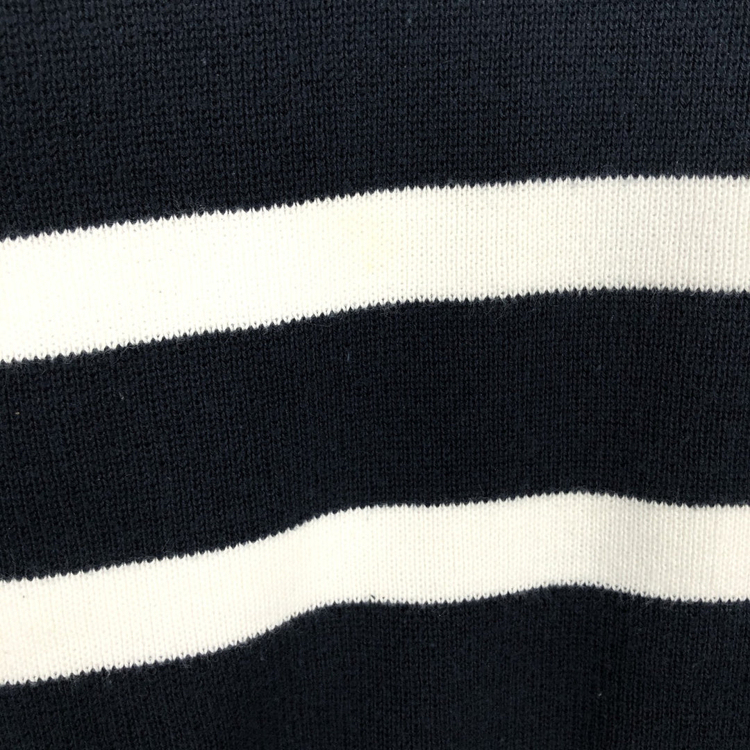 Ralph Lauren Chaps V-neck cotton knit sweater, men's size XL cotton navy blue type Vintage Second Hand