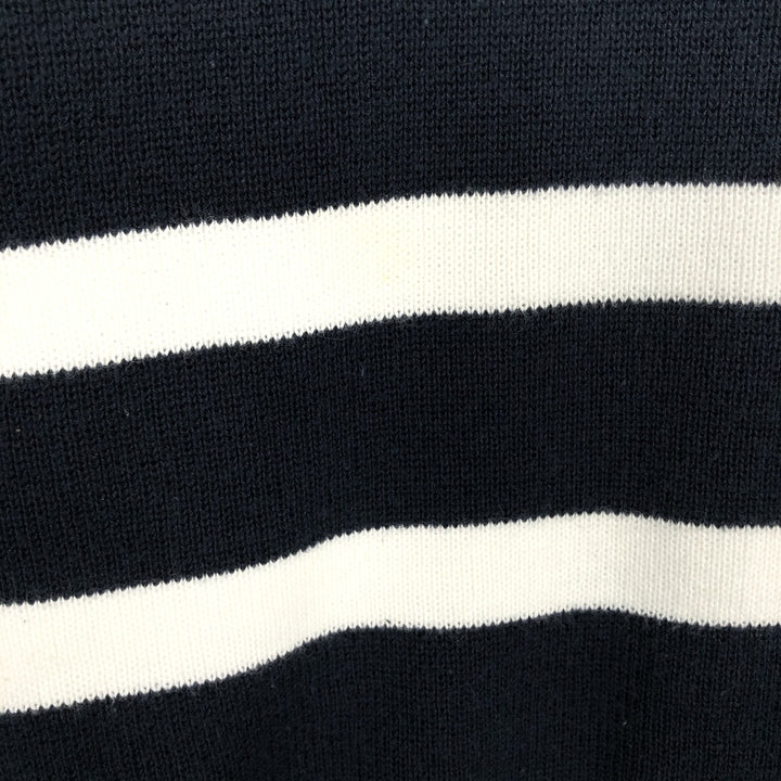Ralph Lauren Chaps V-neck cotton knit sweater, men's size XL cotton navy blue type Vintage Second Hand