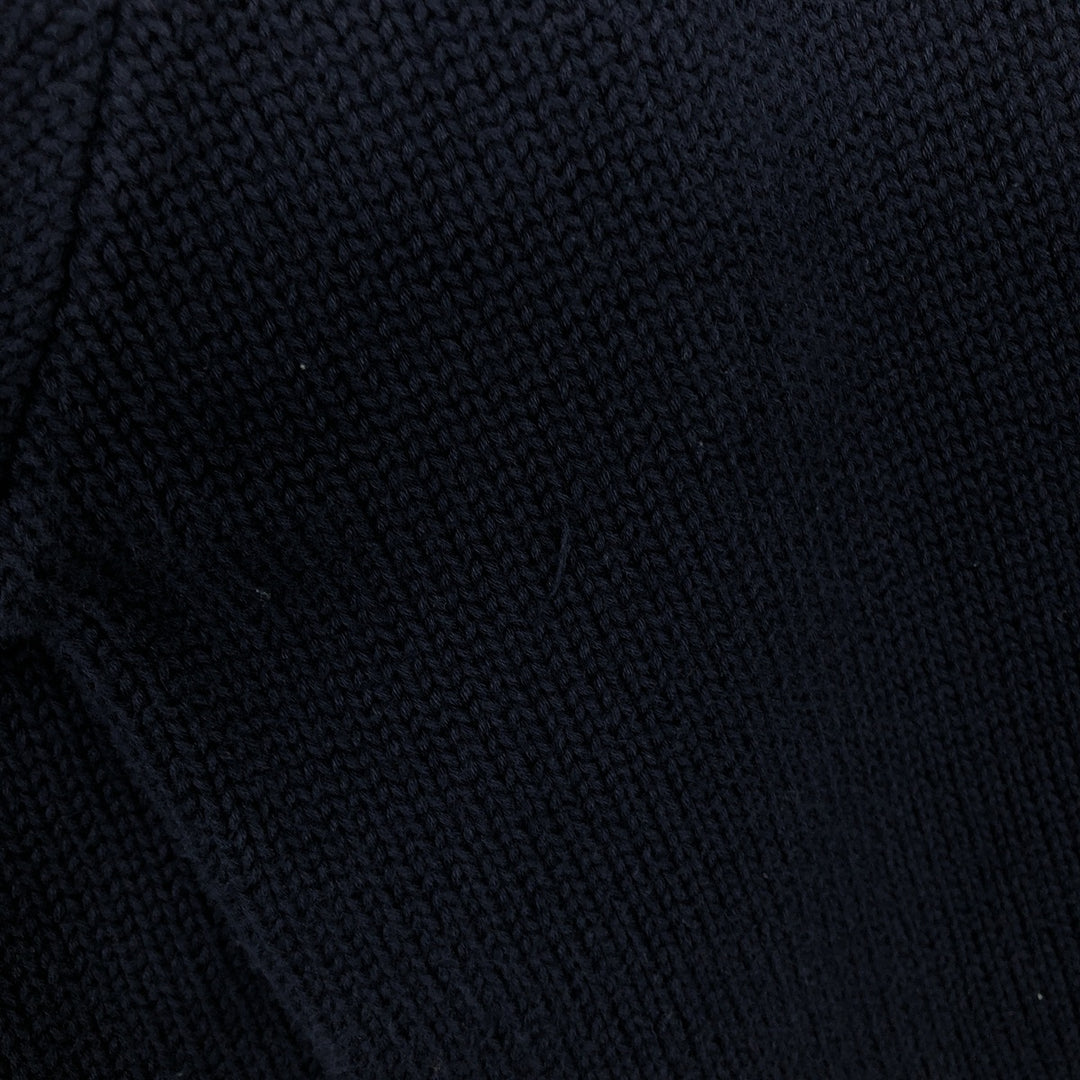 Ralph Lauren POLO by Ralph Lauren Cotton Knit Sweater Men's XL cotton navy blue type Vintage Second Hand