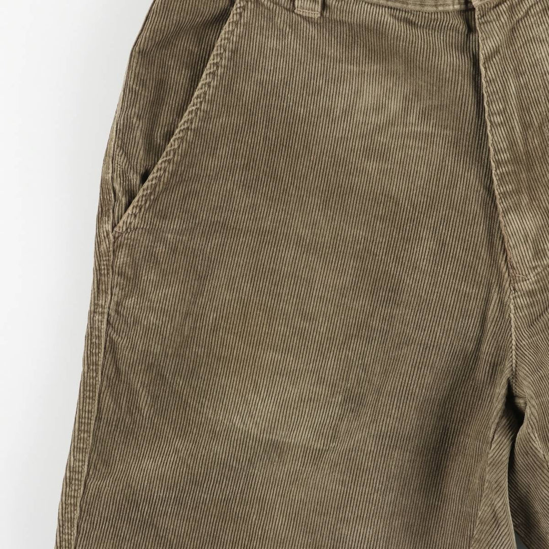 90'S Tommy Hilfiger Corduroy Pants Men's Size W32 cotton Khaki type beige Vintage Second Hand
