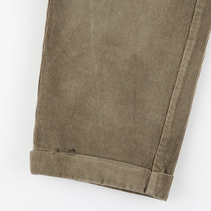 90'S Tommy Hilfiger Corduroy Pants Men's Size W32 cotton Khaki type beige Vintage Second Hand