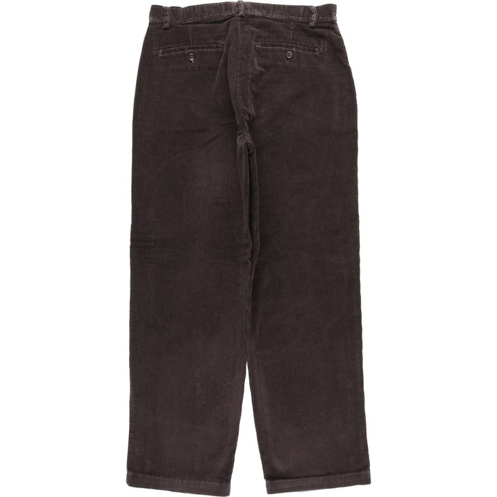 Eddie Bauer Men's Corduroy Pants, Size W33 cotton brown type Vintage Second Hand