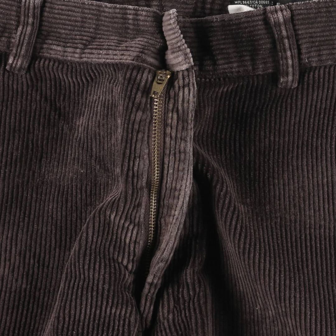 Eddie Bauer Men's Corduroy Pants, Size W33 cotton brown type Vintage Second Hand