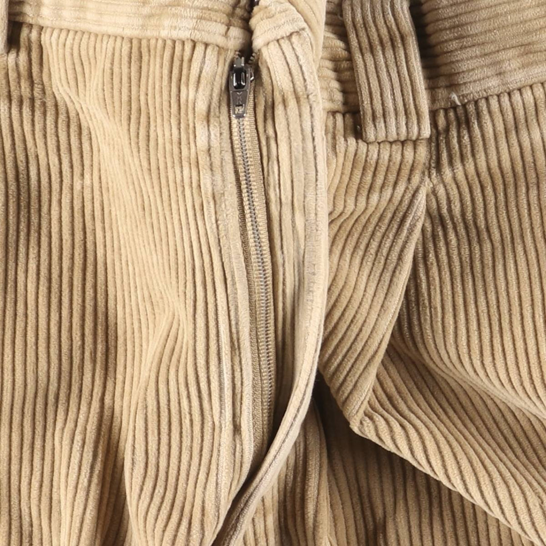 LLBean Two-pleat Corduroy Pants, Men's, Size W36 cotton Beige type Vintage Second Hand