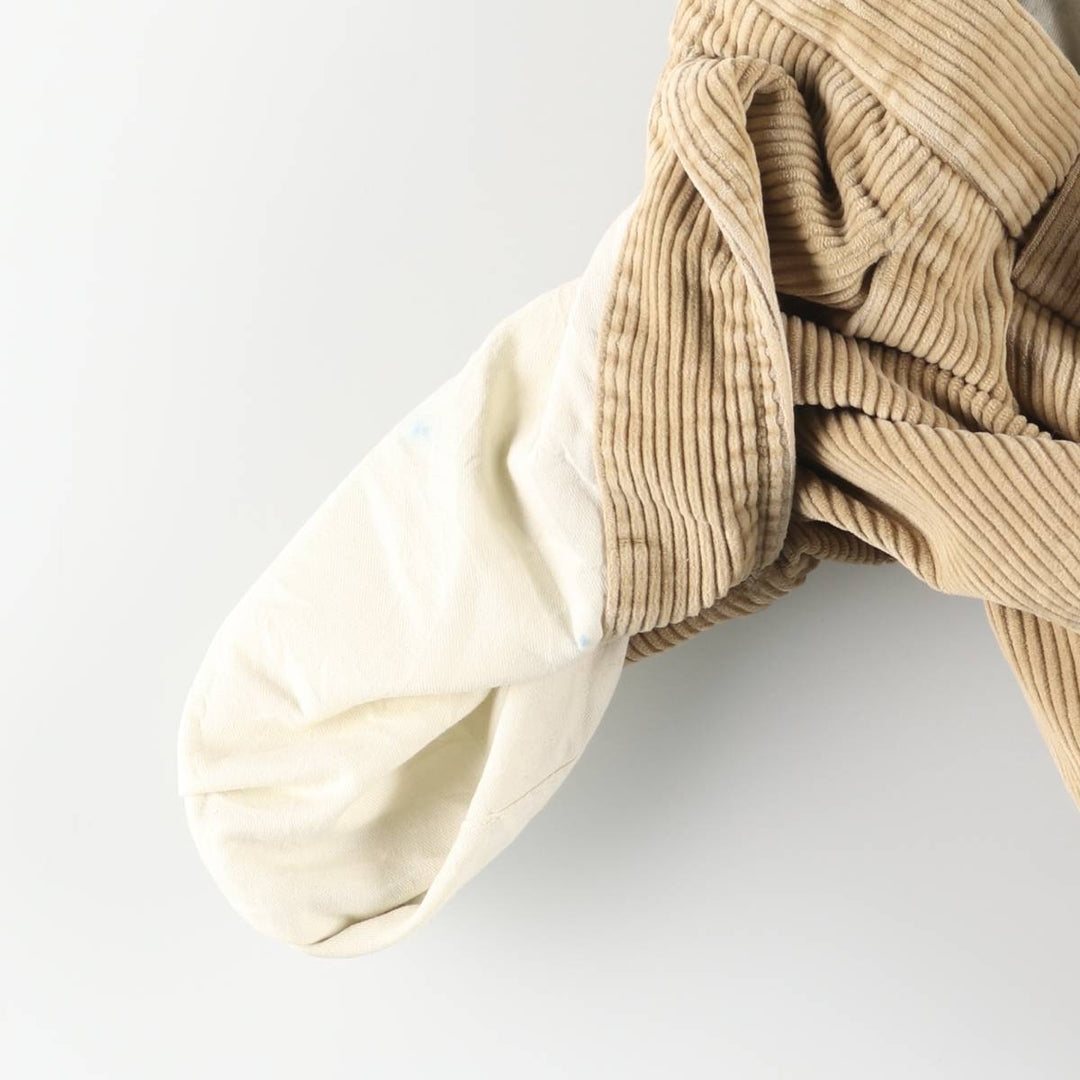 LLBean Two-pleat Corduroy Pants, Men's, Size W36 cotton Beige type Vintage Second Hand